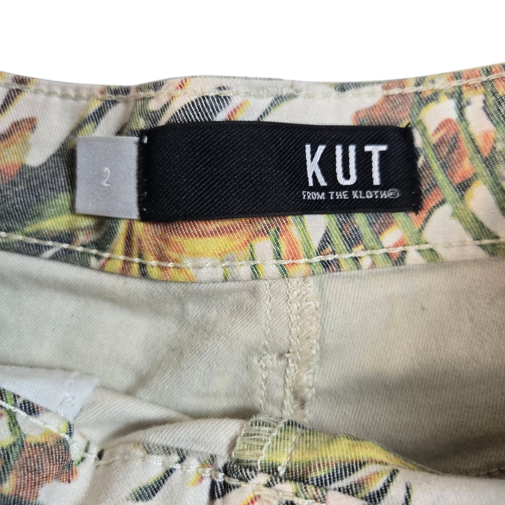 KUT Tropical Print Women's Shorts Sz 2 - Picture 3 of 8